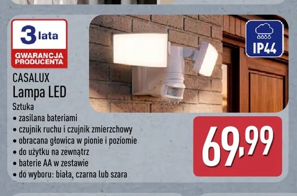 Lampa LED Casalux promocja w Aldi
