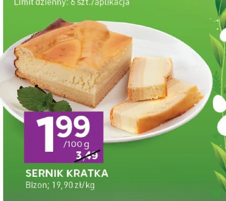 Sernik kratka promocja w Stokrotka