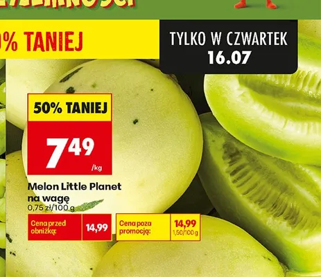 Melon Little Planet na wagę promocja w Biedronka