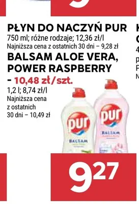 Płyn do naczyń Pur Balsam Aloe Vera promocja w Stokrotka