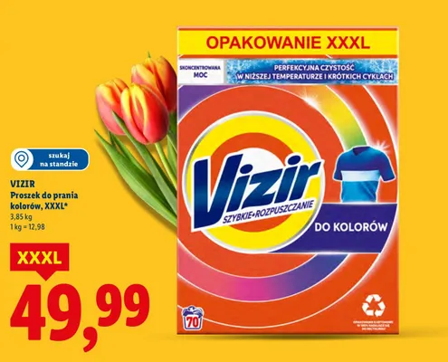 Proszek do prania kolorów, XXXL promocja w Lidl