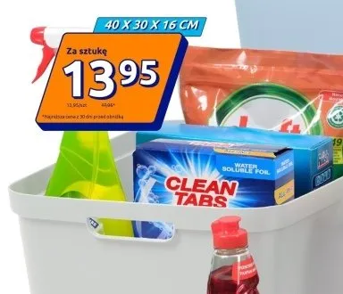 Kosz do przechowywania Livv 40x30x16cm promocja w Action