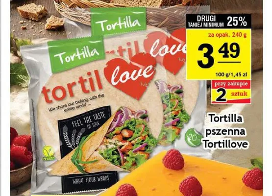 Tortilla pszenna Tortillove promocja w Gram Market