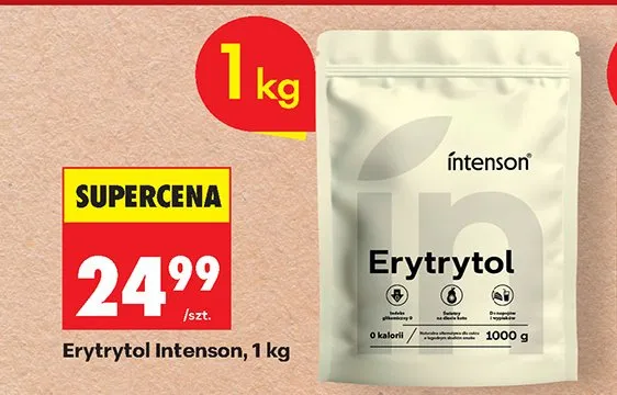 Erytrytol Intenson promocja w Biedronka