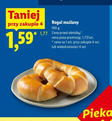 Rogal maślany promocja w Lidl