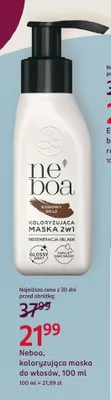 Maska do włosów Neboa koloryzująca 2w1 Kawowy Brąz promocja w Rossmann