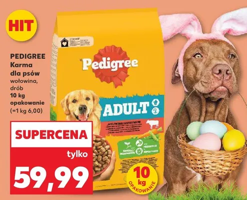 Karma dla psów wołowina, drób 10 kg promocja w Kaufland