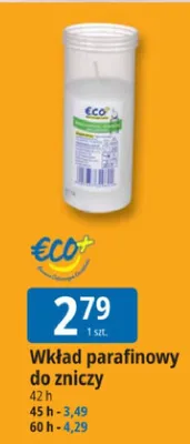 Wkład parafinowy do zniczy promocja w Leclerc