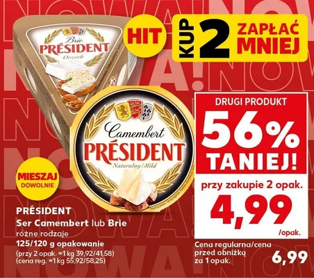Ser Brie Président promocja w Kaufland
