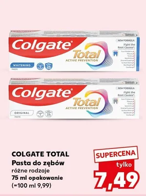 Pasta do zębów Total różne rodzaje 75ml promocja w Kaufland
