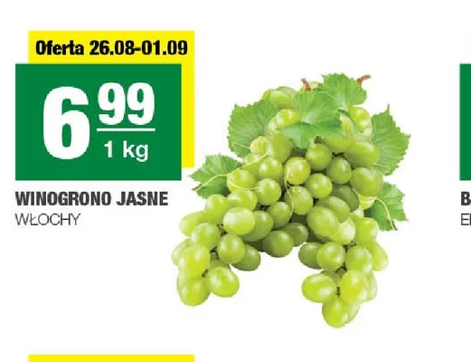 Winogrono jasne promocja w SPAR