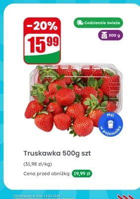Truskawka promocja w Dino