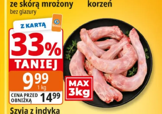Szyja z indyka promocja w Leclerc