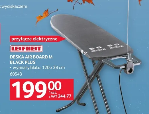 Deska Air Board M Black Plus Leifheit promocja w Selgros