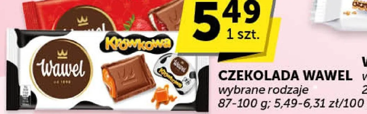 Czekolada WAWEL wybrane rodzaje promocja w Euro Sklep