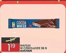 Wafelki w czekoladzie Auchan promocja w Wafelek