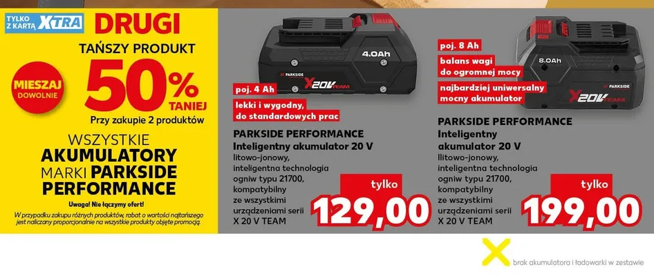 Inteligentny akumulator Parkside Performance 4Ah promocja w Kaufland