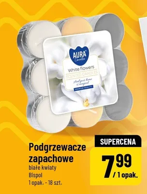 Podgrzewacze zapachowe białe kwiaty promocja w POLOmarket