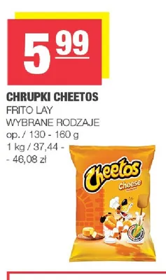 Chrupki kukurydziane Cheetos promocja w SPAR