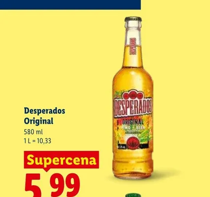 Piwo Desperados Original promocja w Lidl