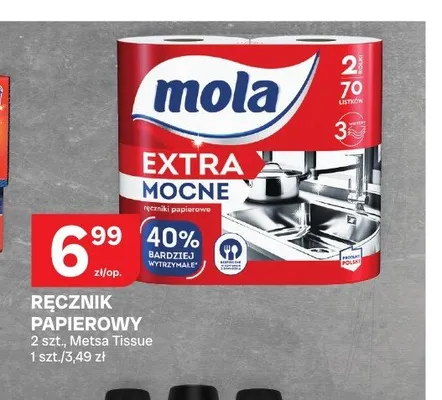 Ręcznik papierowy Mola Extra Mocne promocja w Chorten
