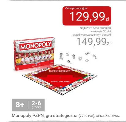 Gra strategiczna Monopoly PZPN promocja w Smyk