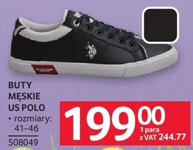 Buty męskie US Polo rozmiary 41-46 promocja w Selgros