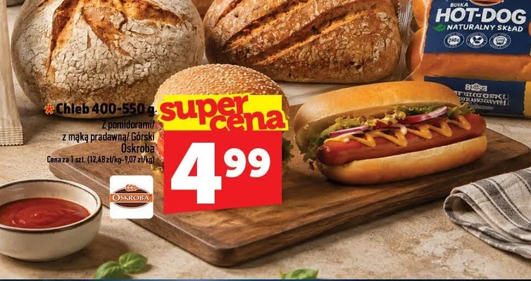 Chleb z pomidorami Oskroba promocja w TOPAZ