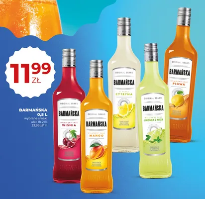 Likier Barmańska Pigwa promocja w Duży Ben