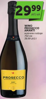 Wino Prosecco Amanti wybrane rodzaje promocja w Groszek