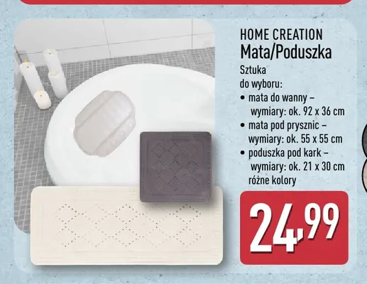 Mata do wanny Home Creation promocja w Aldi