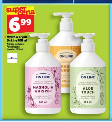 Mydło w płynie On Line Orange Sunshine promocja w TOPAZ