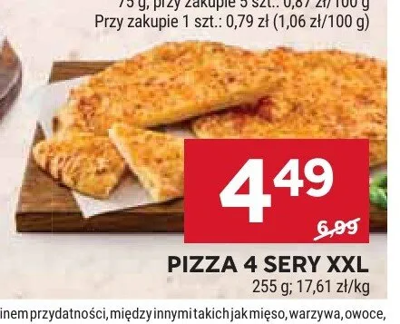 Pizza 4 sery XXL promocja w Stokrotka