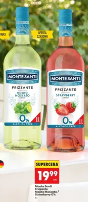 Wino Frizzante Mojito Moscato 0% promocja w Biedronka