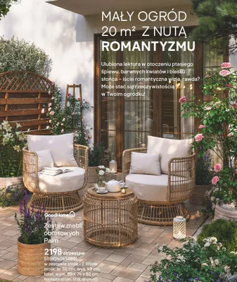 Zestaw mebli ogrodowych Palm promocja w Castorama