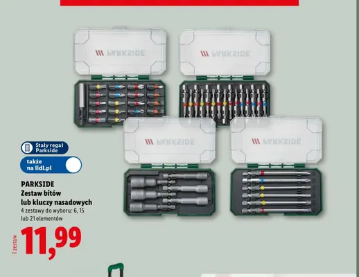 Zestaw bitów Parkside promocja w Lidl