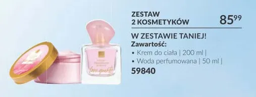 Zestaw krem do ciała + woda perfumowana promocja w AVON