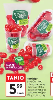 Pomidor Z Sadów i Pól daktylowy trójkąt promocja w Intermarche