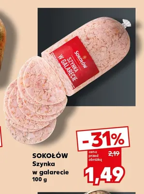 Szynka w galarecie Sokołów promocja w Kaufland
