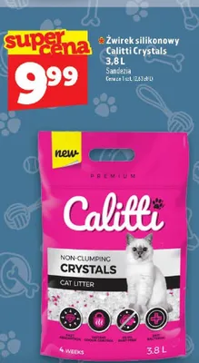 Żwirek silikonowy Calitti Crystals 3,8l promocja w TOPAZ
