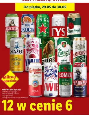 Piwo bezalkoholowe Okocim Sycylijska Pomarańcza z Limonką promocja w Lidl