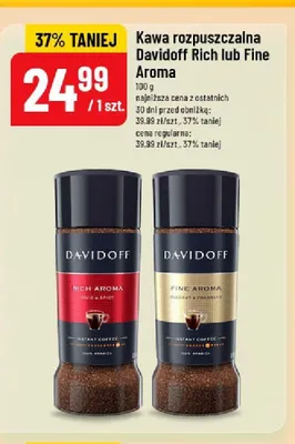 Kawa rozpuszczalna Davidoff Rich Aroma promocja w POLOmarket