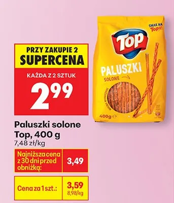 Paluszki solone promocja w Biedronka