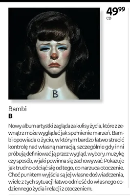 Płyta CD Bambi B promocja w Empik