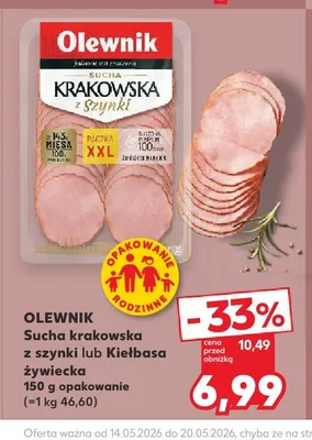 Kiełbasa Olewnik promocja w Kaufland