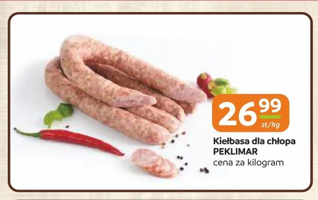 Kiełbasa dla chłopa Peklimar promocja w Gama