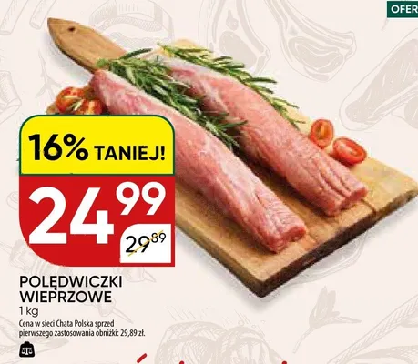 Polędwiczki wieprzowe promocja w Chata Polska