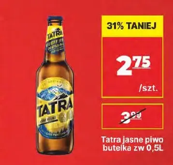 Piwo Tatra promocja w API Market
