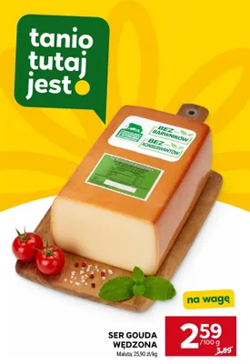 Ser Gouda wędzona Maluta promocja w Stokrotka