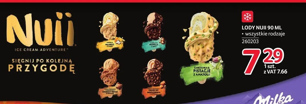 Lody Nuii Mango promocja w Selgros